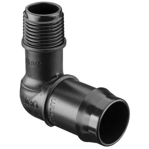 Toro 25mm Male Barbed Threaded Elbow - Polypropylene - Durable - SuperSaverAU - view 1
