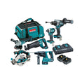 Makita Brushless 6 Piece Combo Kit DLX6109TX1 - 18V - Includes 2 Batteries - Rapid Charger - Carry Bag - SuperSaverAU - view 2