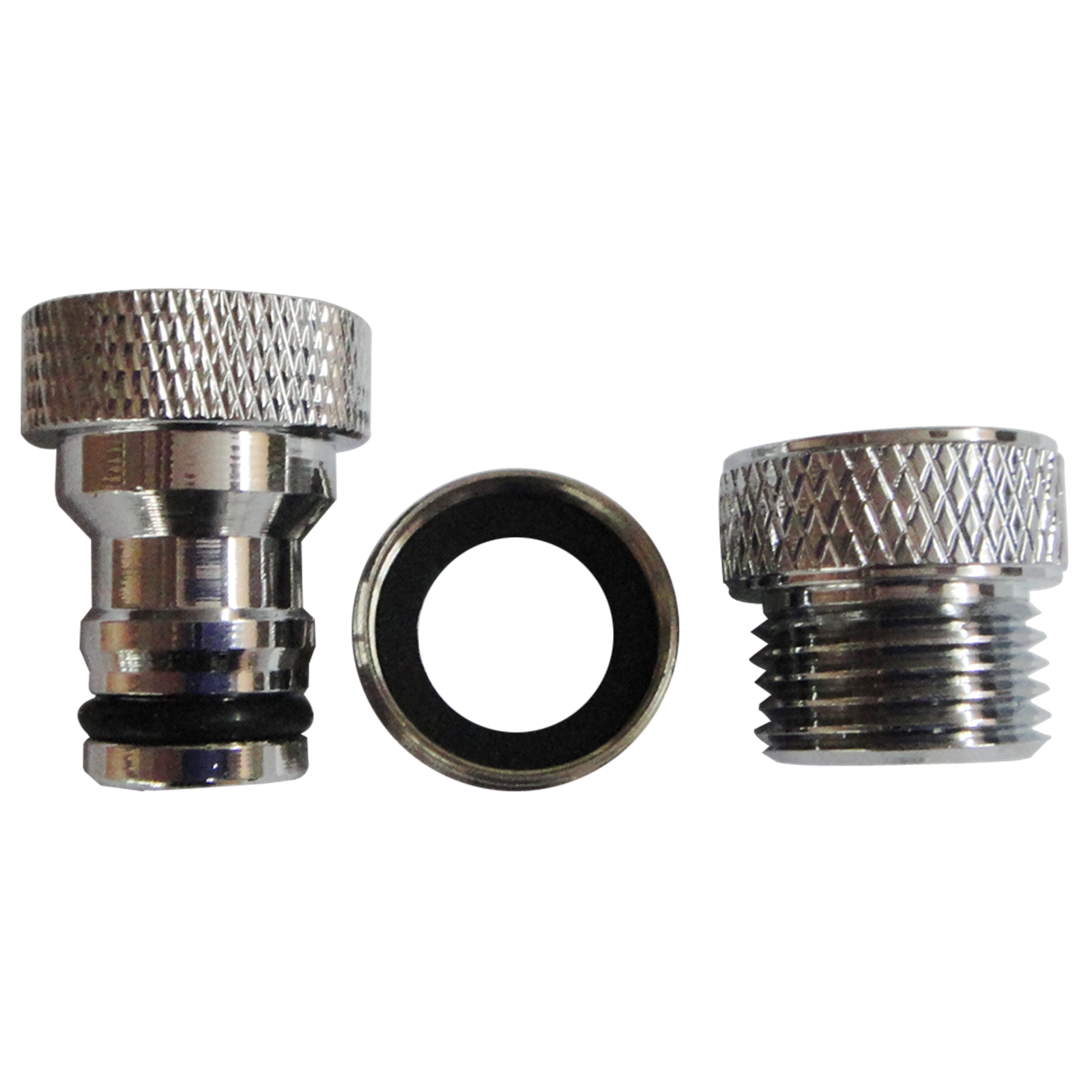 Kinetic 3 Piece Chrome Plated DR Brass Aerator Adaptor Kit
