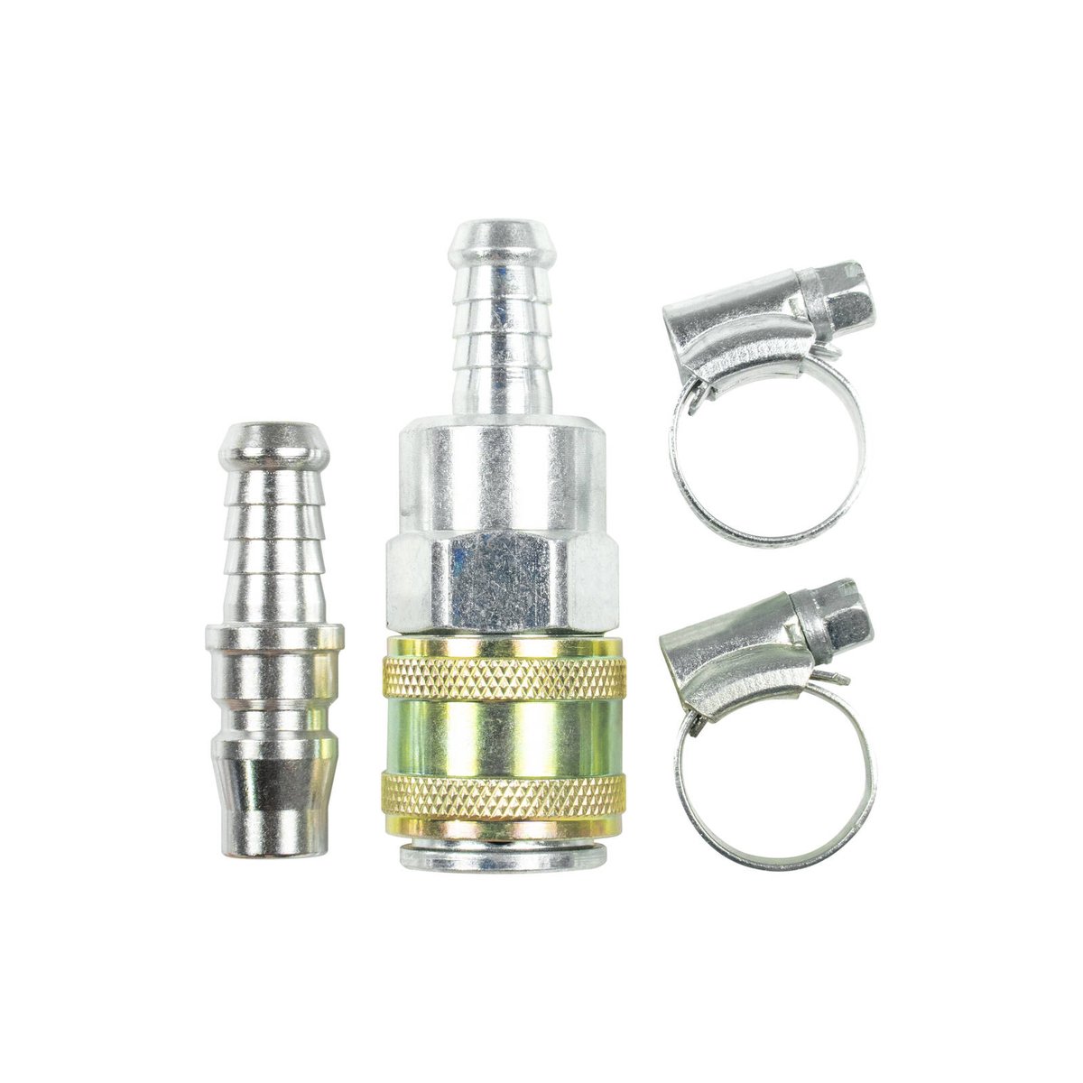 Jflex 3/8" Hose Tail Coupling Kit - Nitto Equivalent - Durable - High Airflow - SuperSaverAU - view 1