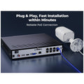 Reolink PoE security system - 4K 8MP cameras, person and vehicle detection, 2TB HDD included - PS6KB01-8