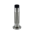 Adoored 85mm Satin Chrome Knurled Door Stop - Wall Protection - Stylish Design - SuperSaverAU - view 1