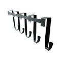 Adoored 5 Hooks Over the Door Hook Rack - 430mm x 210mm - Satin Chrome - SuperSaverAU - view 2