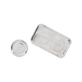 Trojan 2 Piece Magnetic Parts Tray Set - 22mm Depth - Organise Small Metal Parts - SuperSaverAU - view 1