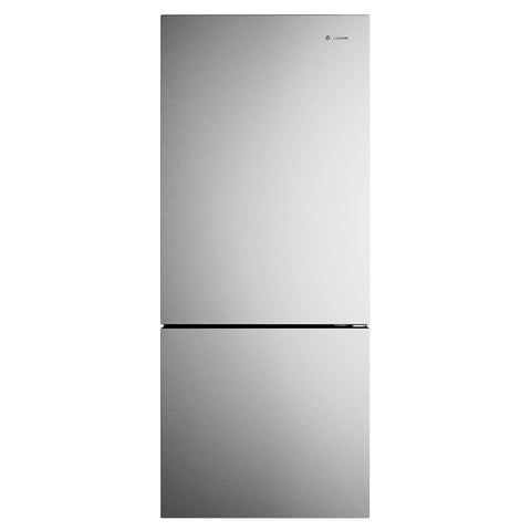 Westinghouse 425L Bottom Mount Fridge - Arctic Silver, AutoSense, Cooling 360, Twist Ice - WBE4302SE-X