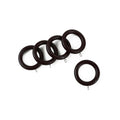 Windoware Curtain Rings - 33mm - Walnut - 5 Pack - SuperSaverAU - view 1
