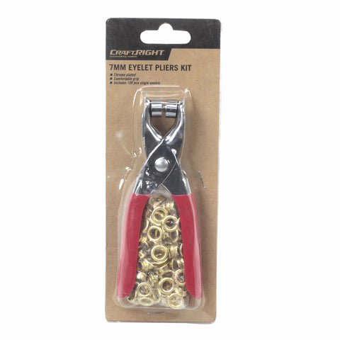 Craftright 7mm Eyelet Plier Kit 100 Pack
