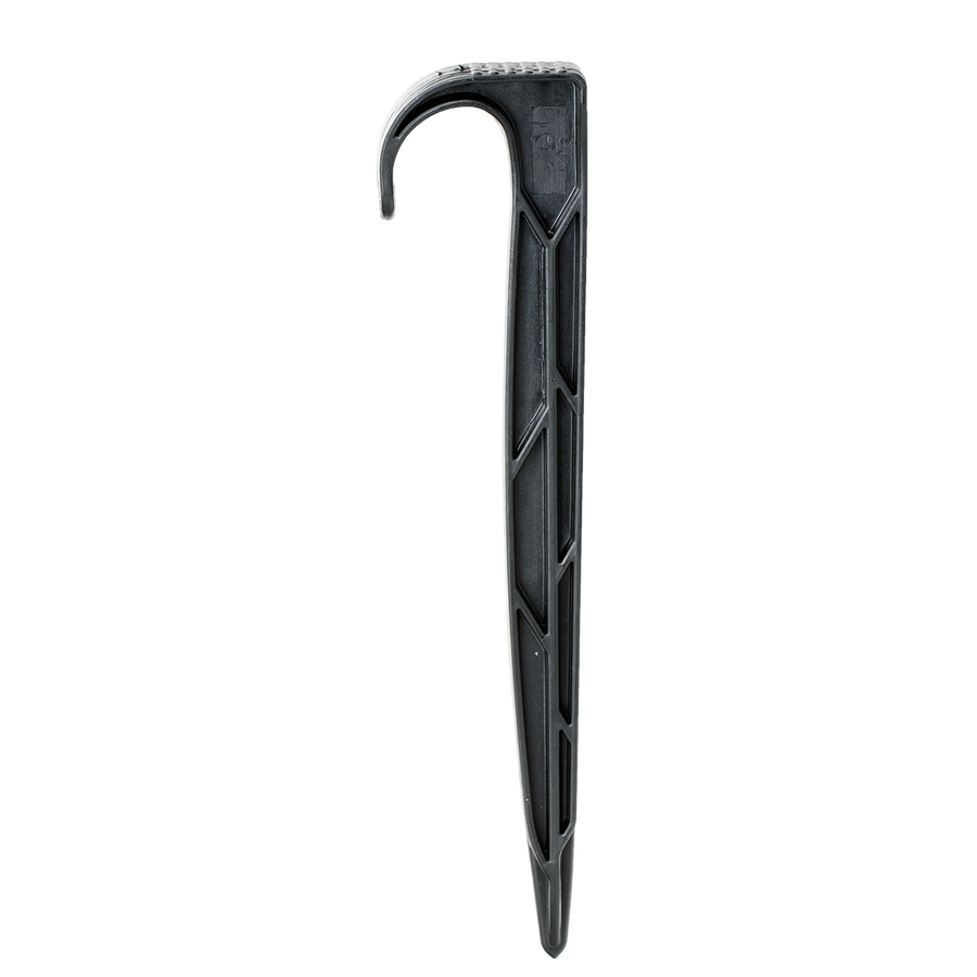 K Rain Hold Down Stake 210mm - 10 Pack - Black - For 13mm, 19mm, 25mm Poly Pipe - SuperSaverAU - view 1