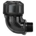 Philmac 25mm x 3/4" Metric Poly x Male BSP 90 Degree Pipe Elbow PN16 Underground