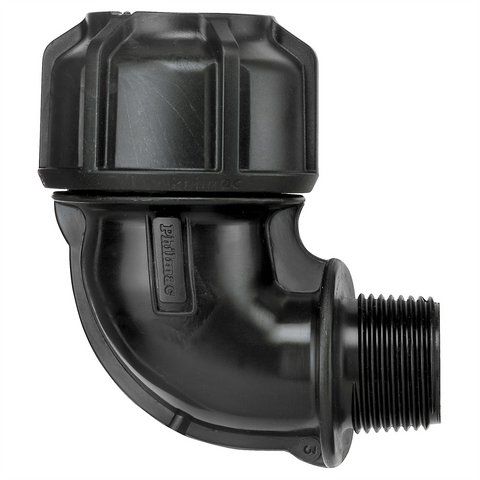 Philmac 25mm Pipe Elbow - Polypropylene - 90 Degree - PN16 Rating - SuperSaverAU - view 1