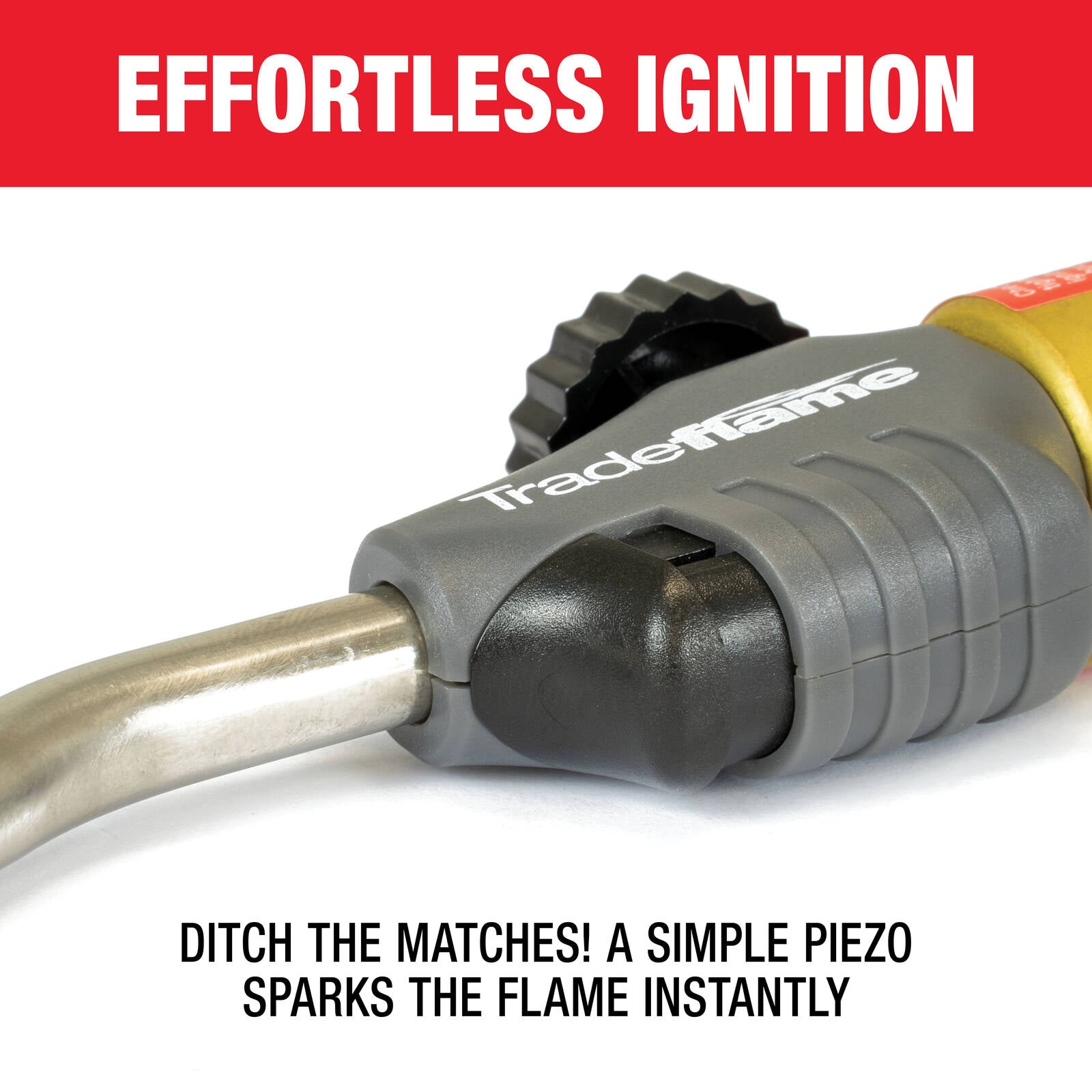 Tradeflame Mini Cyclone Torch - Trigger Ignition, Variable Flame