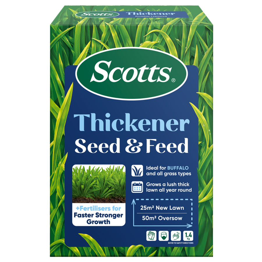 Scotts Lawn Builder Lawn Thickener 1.4kg Seed Fertiliser Drought Tolerant - SuperSaverAU - view 1
