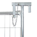 Rapidmesh Temporary Fence Hinge - 235 x 190 x 40mm - Silver - 1.3kg - SuperSaverAU - view 2