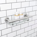 Evekare Bath Shelf With Grab Rail - 488mm Stainless Steel - Supports 250kg - SuperSaverAU - view 2