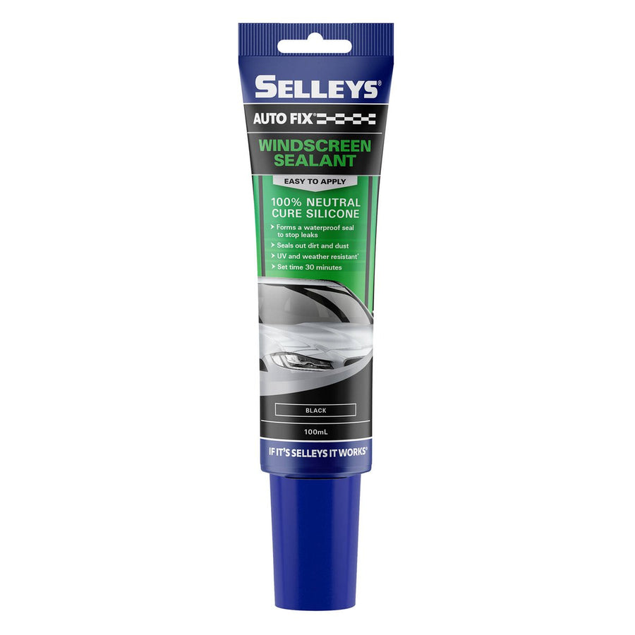 Selleys Autofix Windscreen Sealant 100ml Black - Waterproof - Quick Set - SuperSaverAU - view 1
