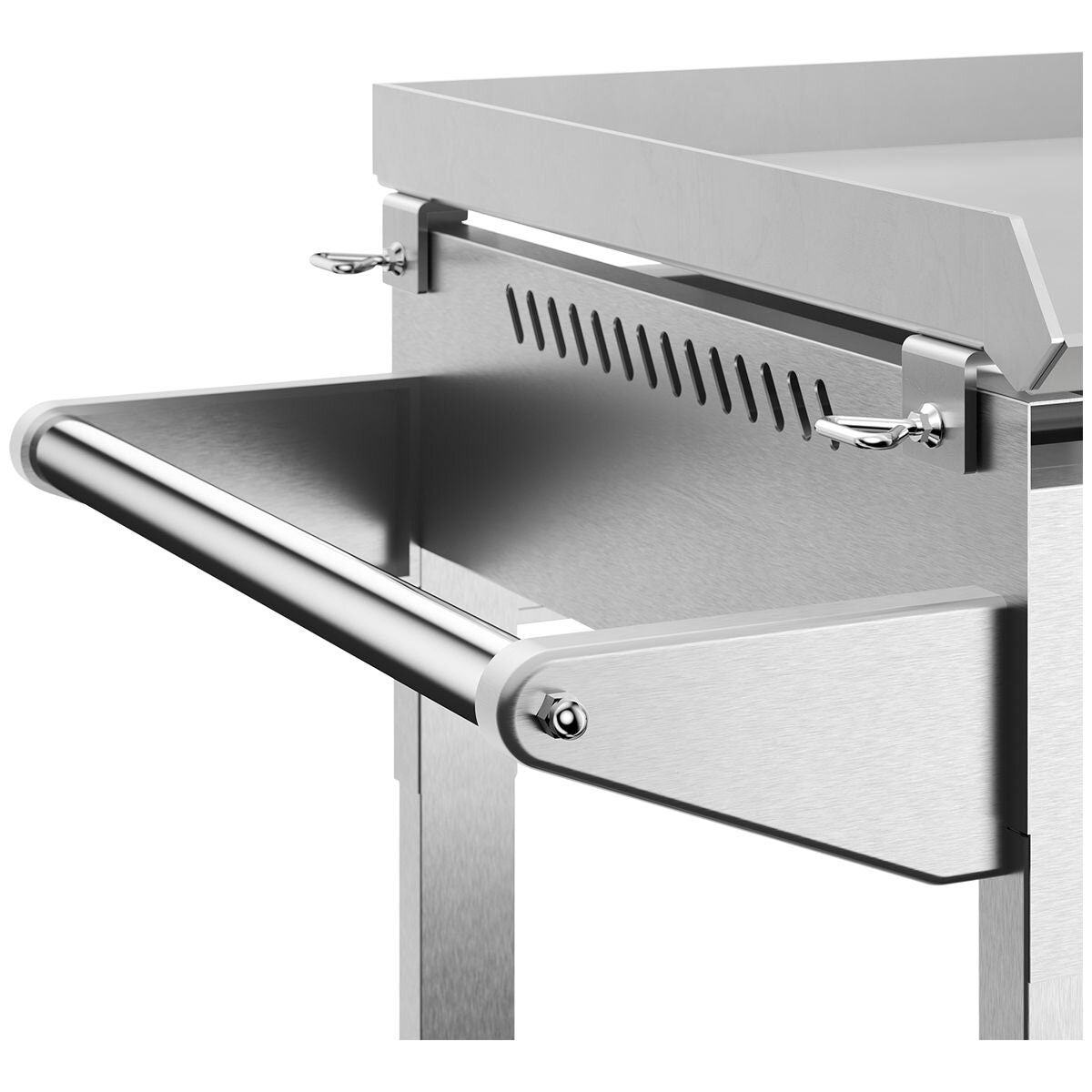 Beefeater Clubman 4 Burner Flat Top LPG BBQ - Stainless Steel - Quartz Start Ignition - BD16440