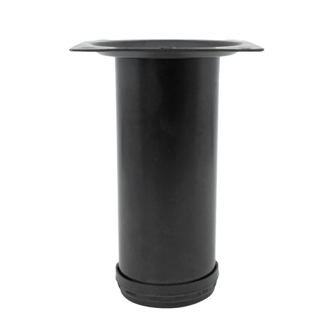 Adoored Table Leg - 60 x 150mm - Steel - Black Round - SuperSaverAU - view 1