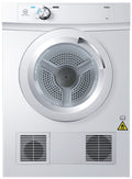 Haier 6kg Vented Dryer - Sensor Drying, Reverse Tumble, Stacking Kit Included, White - HDV60A1