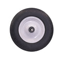 Easyroll 4.0 x 8" Flat Free Puncture Proof Wheelbarrow Wheel, PU Foam Steel, 150kg
