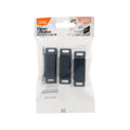 Taskmaster Magnetic Door Catch - 46mm - Black - Plastic - 3 Pack - SuperSaverAU - view 1