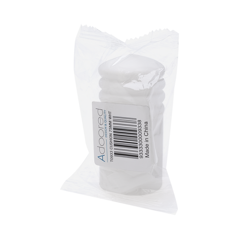 Adoored 75mm White Cushion Door Stop