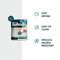 Taubmans 1L Accent Matt All Weather Exterior Paint Water Based UV Resistant