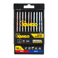 Kango 10 Piece All Purpose Jigsaw Blade Set - 102mm x 13mm x 124mm - Bi-Metal Blades for Timber & Metal Cutting - SuperSaverAU - view 1