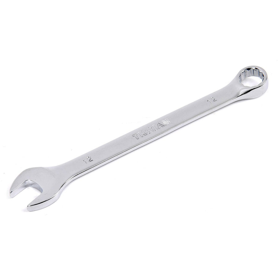 Trojan 12mm Combination Spanner - Polished Chrome Vanadium - Durable Tool - SuperSaverAU - view 1