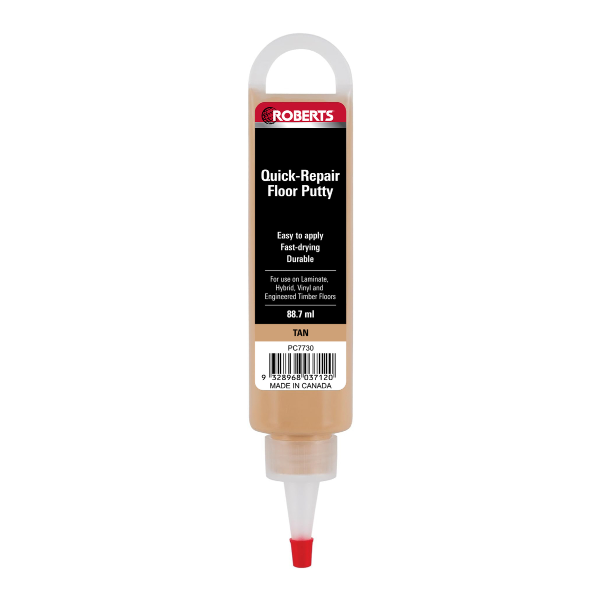 Roberts Quick Repair Floor Putty - Acrylic - Tan - 88ml - Fast Drying - SuperSaverAU - view 1