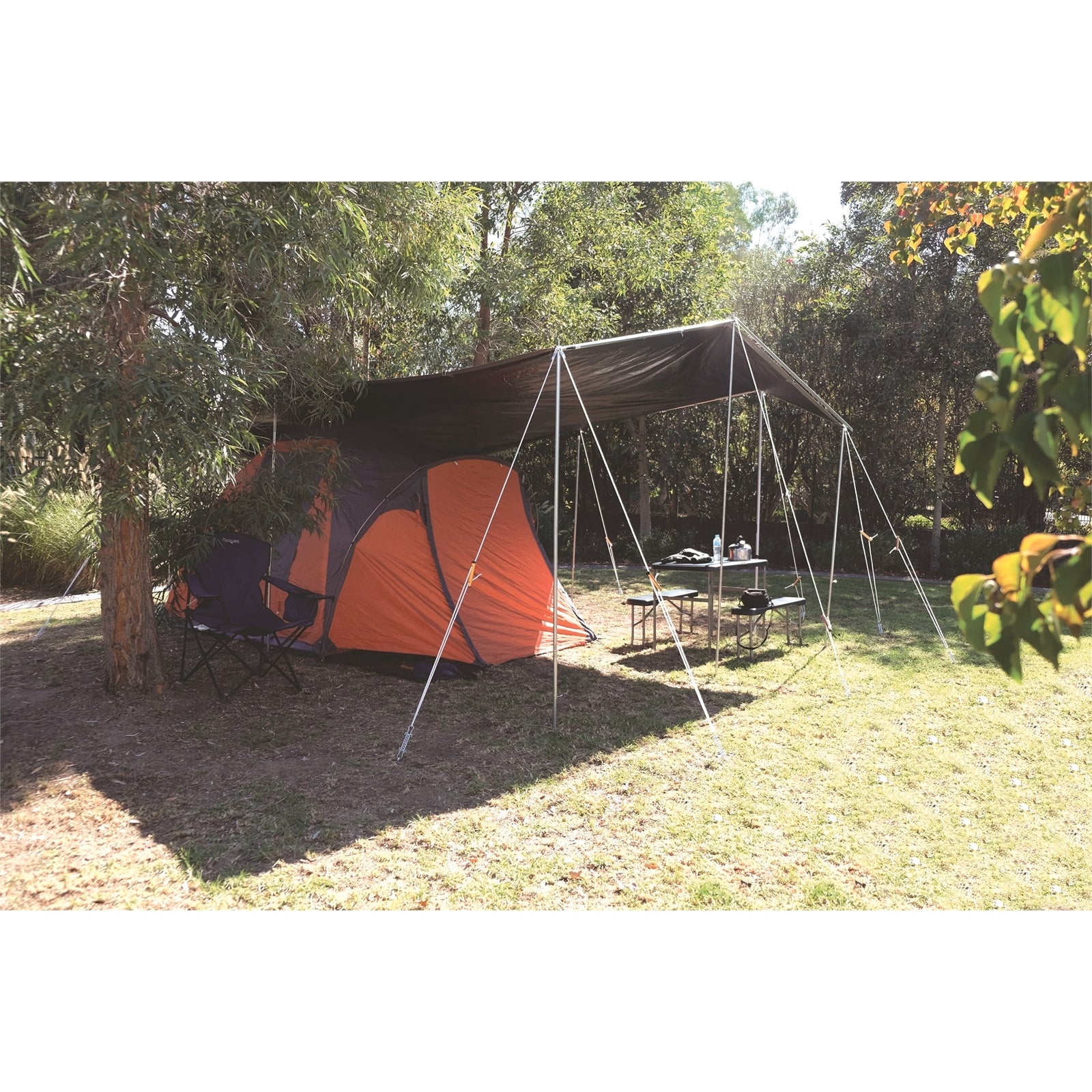 Polytuf 4.9 x 7.3m Extra Heavy Duty D-Ring Tarpaulin - UV Resistant