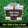 Sureguard Premium Solar Snake Repellent 4 Pack - Multi-Pulse Vibration - 100mm x 100mm x 360mm - SuperSaverAU - view 3