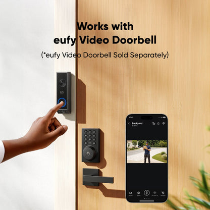 Eufy C30 Security Smart Lock - Keyless Entry - WiFi - Easy Installation - 164mm x 176mm x 100mm