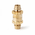 Holman 12mm Barbed Screw On Brass Hose Repairer 8034HB