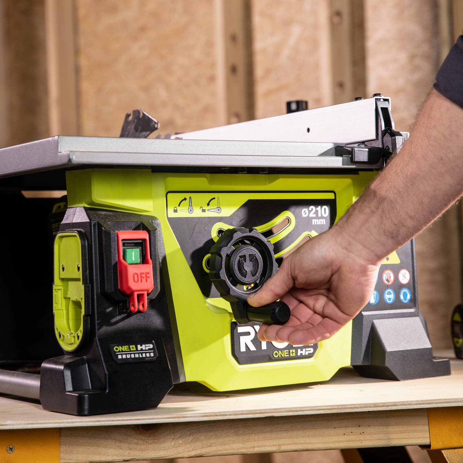 Ryobi One+ 18V HP Brushless 210mm Table Saw Tool Only RTBS18X