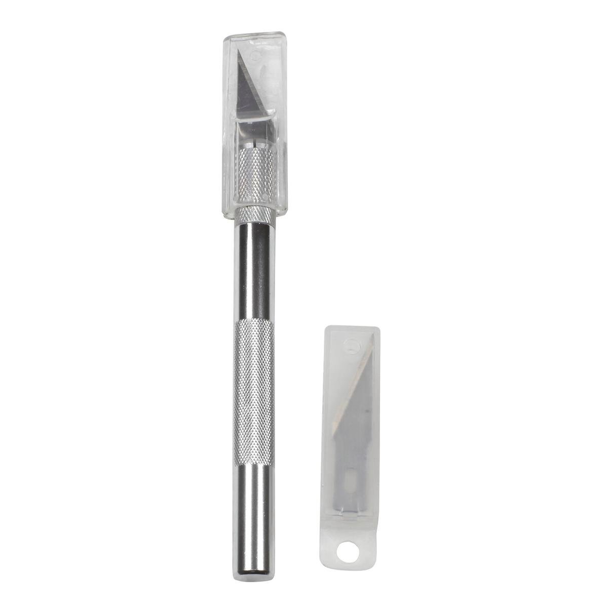 Craftright Precision Craft Knife - 185mm - Aluminium - 2 Blades - SuperSaverAU - view 1