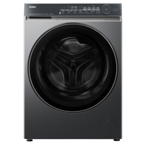 Haier 500 Series 10kg Front Loader - Black, Auto Dose, UV Protect, 5 Star Energy - HWF10NB1