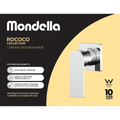 Mondella Chrome Rococo Shower Mixer - 165mm x 125mm x 105mm - Lead-Free - SuperSaverAU - view 4