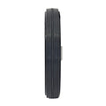Move It 100mm White Plastic Centre Wheel with Rubber Tyre, Solid, 30kg Load