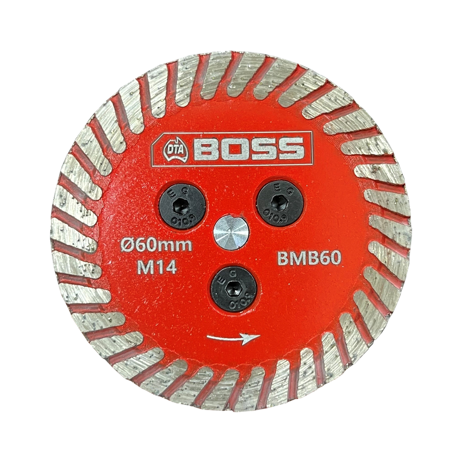 DTA 60mm Boss Diamond Blade - M14 Thread - Durable for Wet/Dry Cutting - SuperSaverAU - view 1