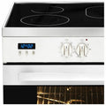 Artusi 90cm Electric Freestanding Oven - 104L, Stainless Steel, Ceramic Cooktop, Rotisserie - CAFC95X