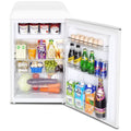 Husky 118L retro style bar fridge - white, 12L freezer compartment, adjustable shelves - HUSRET135WHHU