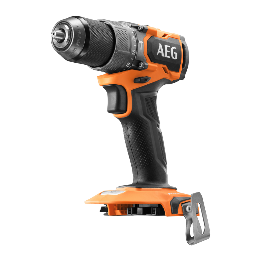 AEG 18V Brushless Sub Compact Hammer Drill Skin Only - 1kg - 164mm Length - Lightweight - SuperSaverAU - view 1