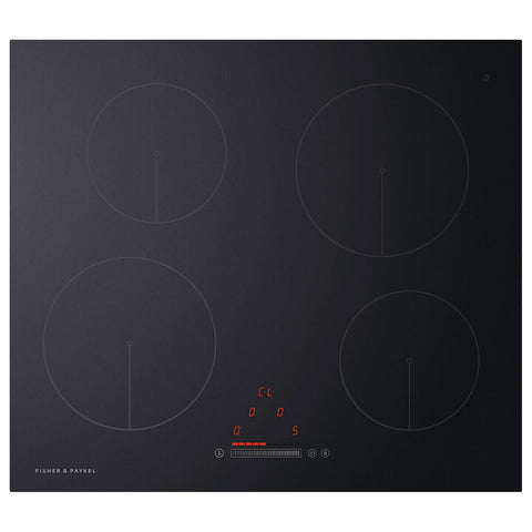Fisher & Paykel Series 5 60cm low current induction cooktop - 4 zones, Touch and Slide, timer - CI604CTPB1