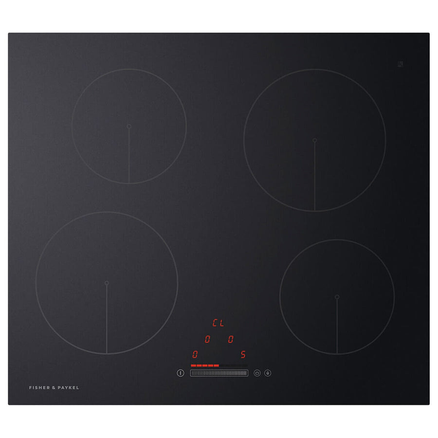 Fisher & Paykel Series 5 60cm low current induction cooktop - 4 zones, Touch and Slide, timer - CI604CTPB1