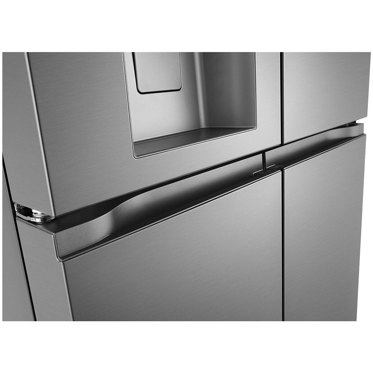 LG 506L French Door Fridge - Plumbed Ice and Water, Stainless Steel, 4.5 Star Energy - GF-L500PL