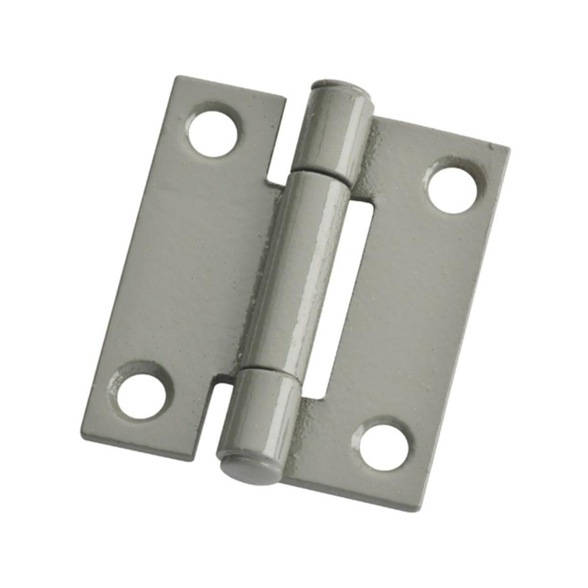 Lane Prime Coat Fixed Pin Butt Hinge 2 Pack - Grey - 35 x 28 x 1.2mm - SuperSaverAU - view 1