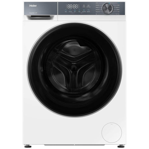 Haier 300 Series 8kg Front Loader - White, Steam Refresh, Express 15, 4.5 Star Energy - HWF80ECW1