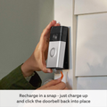 Ring Satin Nickel Battery Video Doorbell with Chime - 1440p HD Video - Easy DIY Installation - SuperSaverAU - view 5