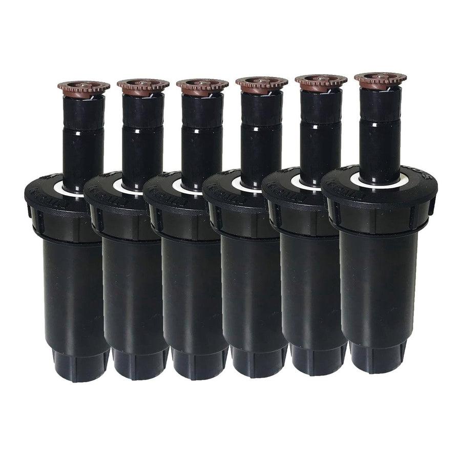 K Rain Pro S 50mm Sprinkler Trade Pack - 6 Pack - Adjustable Nozzles - Black - SuperSaverAU - view 1