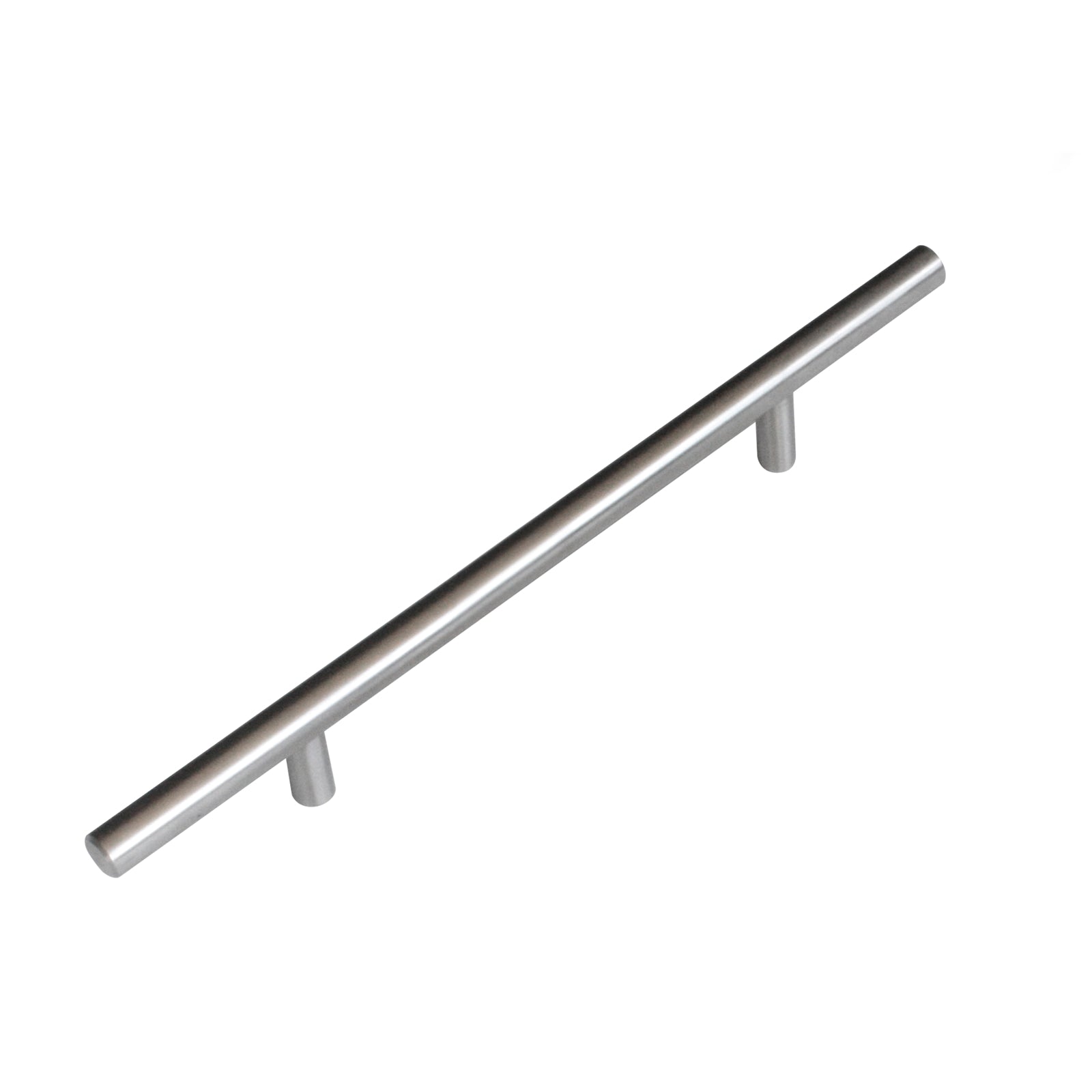 Kaboodle 128mm Brushed Stainless Steel T-Pull Kitchen Cabinet Handle